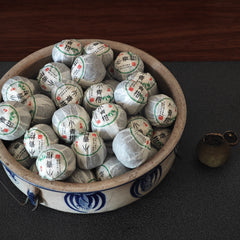 Xiaoqinggan Pu'er tea(have been stored 12years)